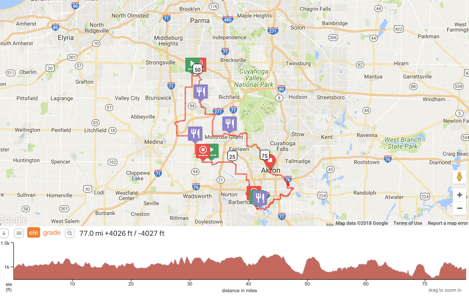 bike track map